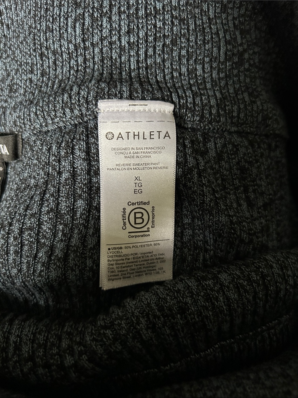 Athleta reverie sweater pants sz XL - Picture 5 of 6